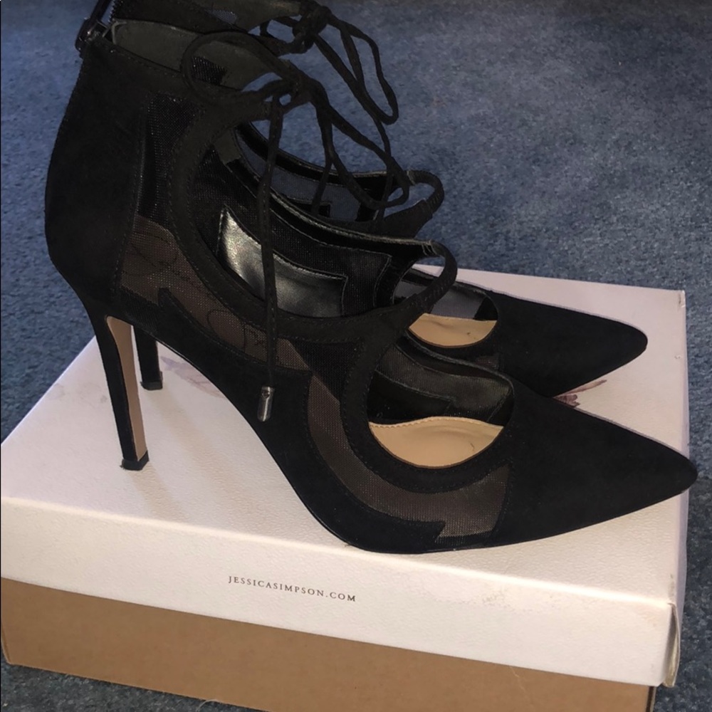 Black stilettos